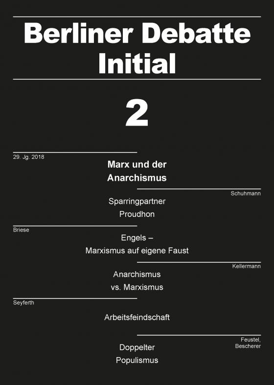 Cover-Bild Marx und der Anarchismus