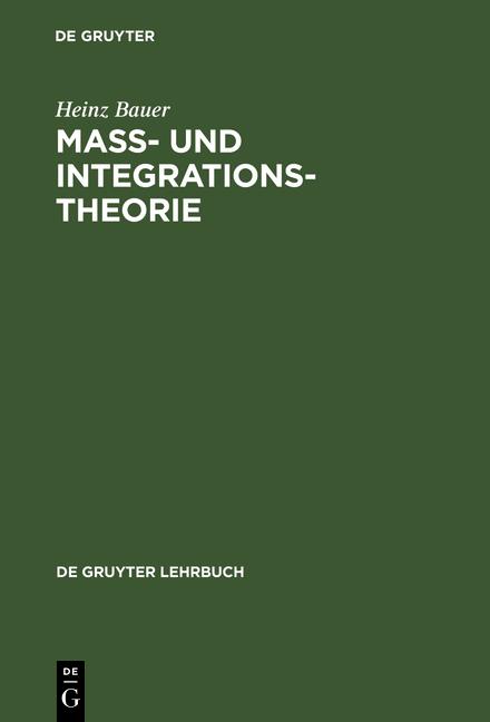 Cover-Bild Maß- und Integrationstheorie