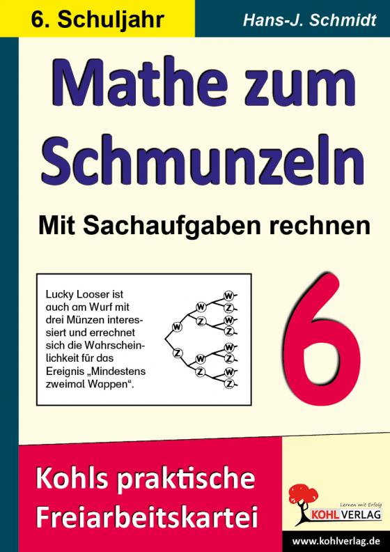 Cover-Bild Mathe zum Schmunzeln - Mit Sachaufgaben rechnen / Klasse 6