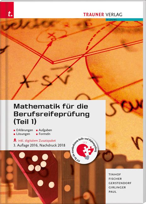 Cover-Bild Mathematik für die Berufsreifeprüfung (Teil 1) inkl. digitalem Zusatzpaket