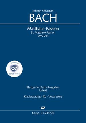 Cover-Bild Matthäus-Passion (Klavierauszug XL)