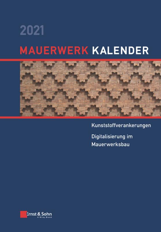 Cover-Bild Mauerwerk-Kalender / Mauerwerk-Kalender 2021