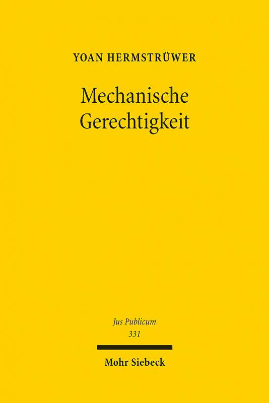 Cover-Bild Mechanische Gerechtigkeit