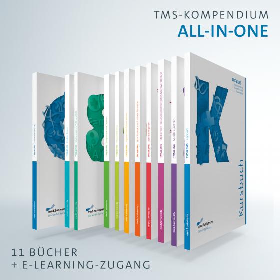 Cover-Bild med2university TMS Vorbereitung 2026 Kompendium ALL-IN-ONE - 11 TMS Bücher & 5600 Übungsaufgaben inkl. E-Learning, Komplettpaket zur Vorbereitung auf den Medizinertest 2026