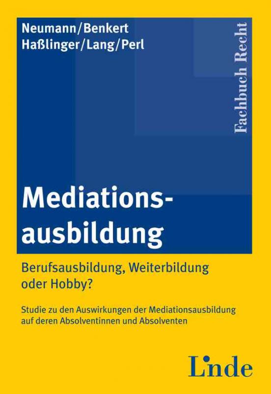Cover-Bild Mediationsausbildung