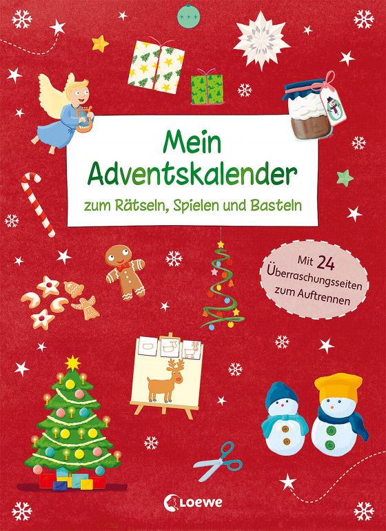Cover-Bild Mein Adventskalender zum Rätseln, Spielen und Basteln