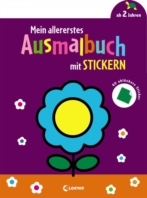 Cover-Bild Mein allererstes Ausmalbuch mit Stickern (Blume)