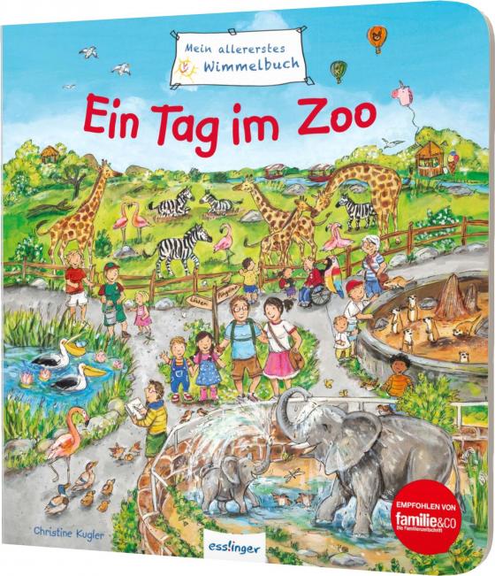 Cover-Bild Mein allererstes Wimmelbuch: Ein Tag im Zoo