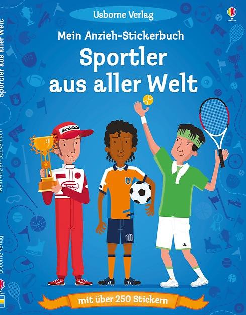 Cover-Bild Mein Anzieh-Stickerbuch: Sportler aus aller Welt
