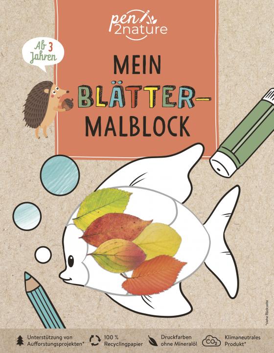 Cover-Bild Mein Blätter-Malblock. Für Kinder ab 3 Jahren