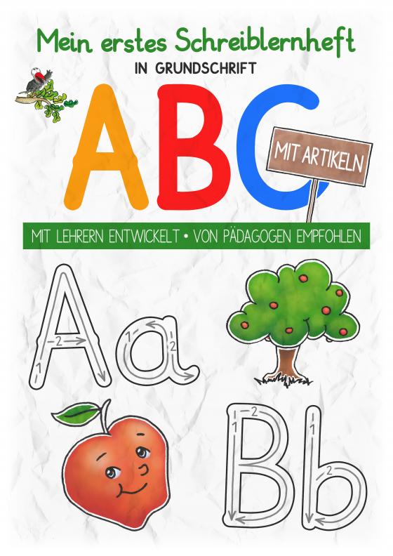 Cover-Bild Mein buntes Kinder-ABC in Grundschrift mit Artikeln