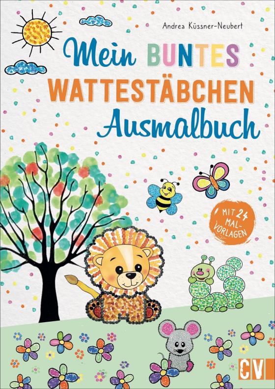 Cover-Bild Mein buntes Wattestäbchen-Ausmalbuch