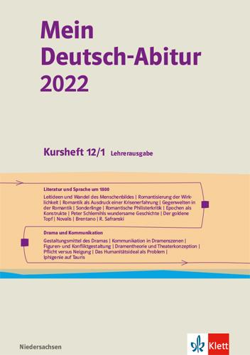 Cover-Bild Mein Deutsch-Abitur 2022. Ausgabe Niedersachsen