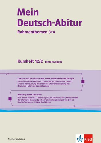 Cover-Bild Mein Deutsch-Abitur Rahmenthemen 3+4. Ausgabe Niedersachsen