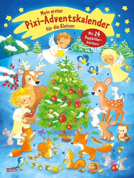 Cover-Bild Mein erster Pixi-Adventskalender für die Kleinen - mit 24 Pappbilderbüchern - 2022