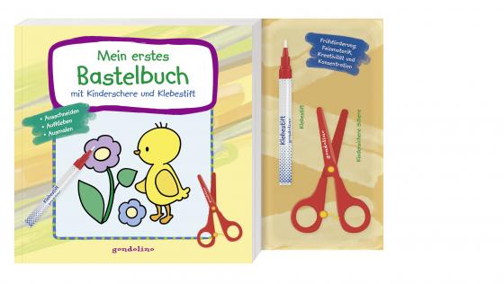 Cover-Bild Mein erstes Bastelbuch mit Kinderschere und Klebestift (Küken)