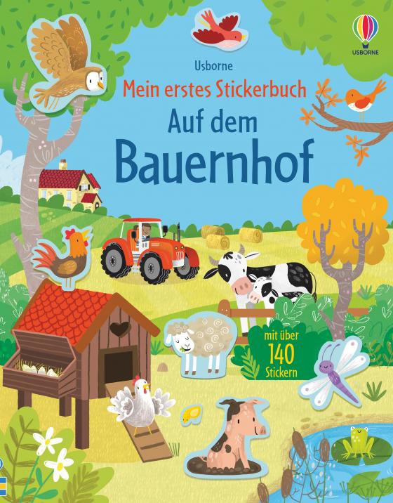 Cover-Bild Mein erstes Stickerbuch: Auf dem Bauernhof