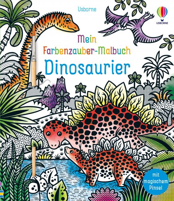 Cover-Bild Mein Farbenzauber-Malbuch: Dinosaurier