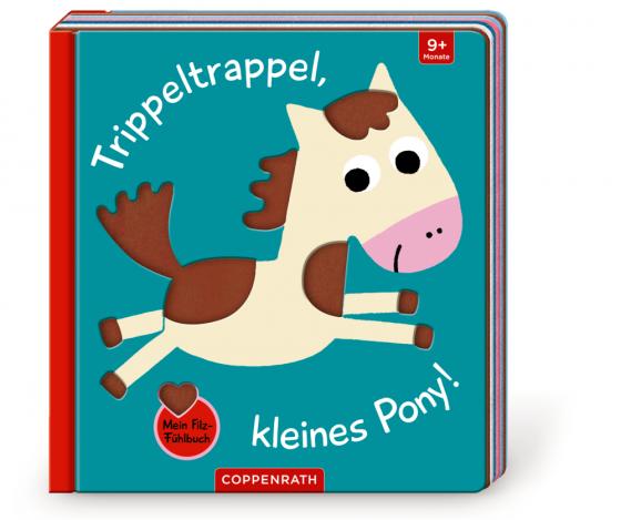 Cover-Bild Mein Filz-Fühlbuch: Trippeltrappel, kleines Pony!