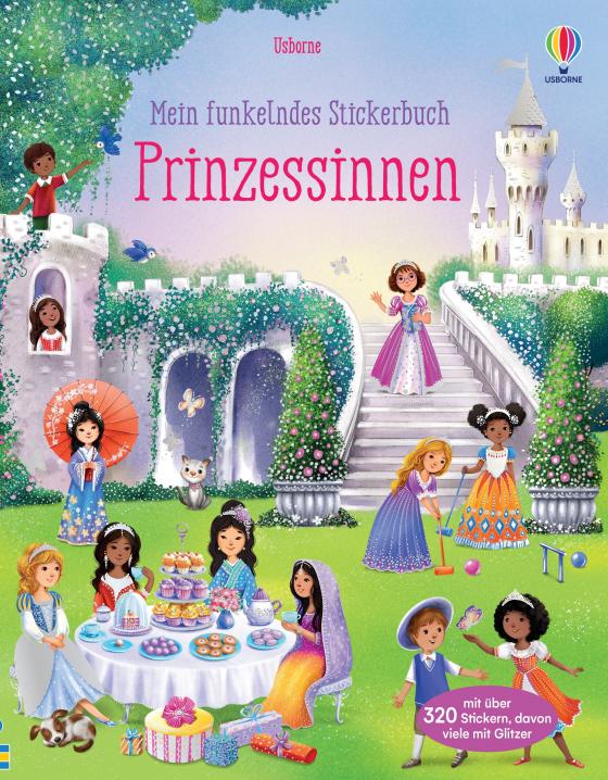 Cover-Bild Mein funkelndes Stickerbuch: Prinzessinnen