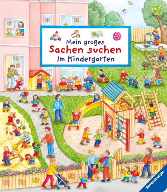 Cover-Bild Mein großes Sachen suchen: Im Kindergarten