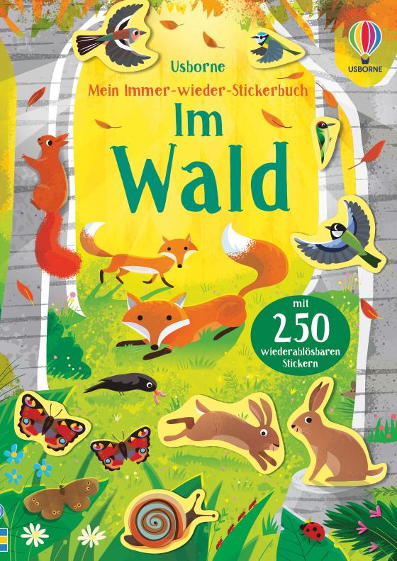 Cover-Bild Mein Immer-wieder-Stickerbuch: Im Wald