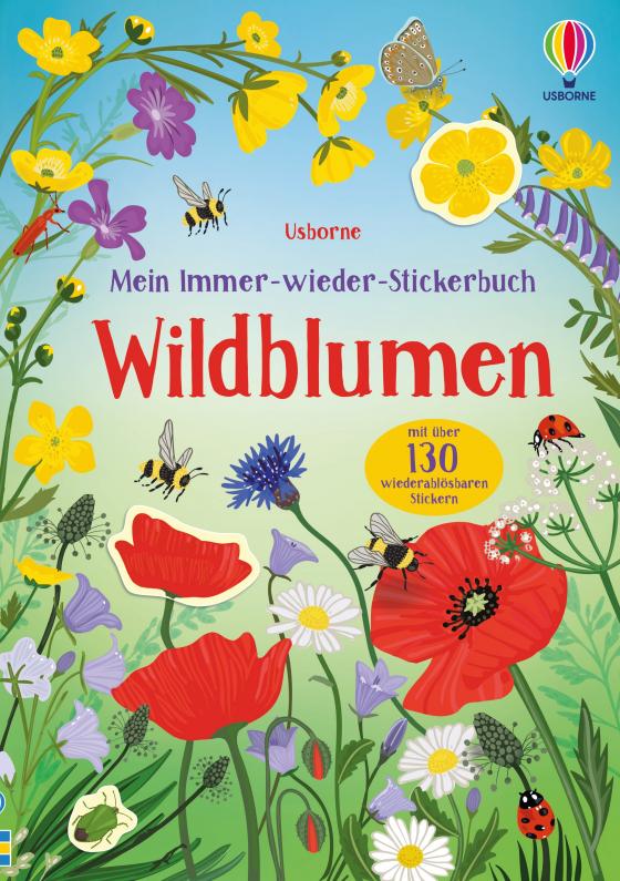 Cover-Bild Mein Immer-wieder-Stickerbuch: Wildblumen