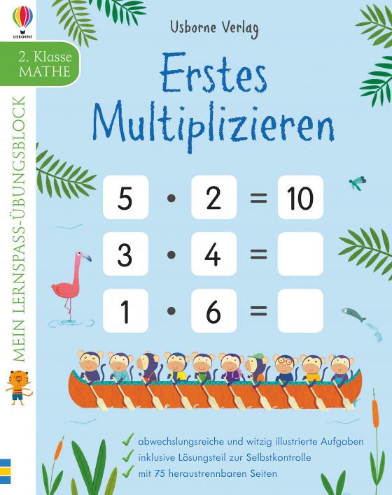 Cover-Bild Mein Lernspaß-Übungsblock: Erstes Multiplizieren (2. Klasse)
