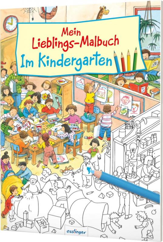 Cover-Bild Mein Lieblings-Malbuch – Im Kindergarten