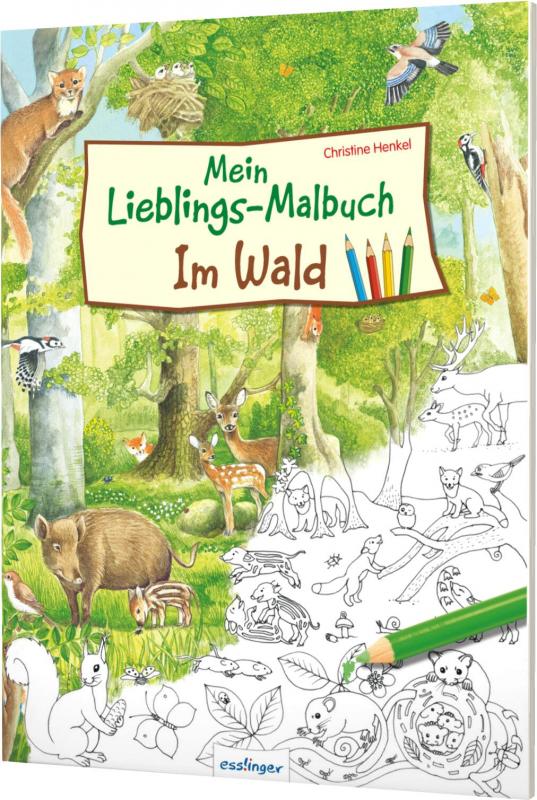Cover-Bild Mein Lieblings-Malbuch – Im Wald