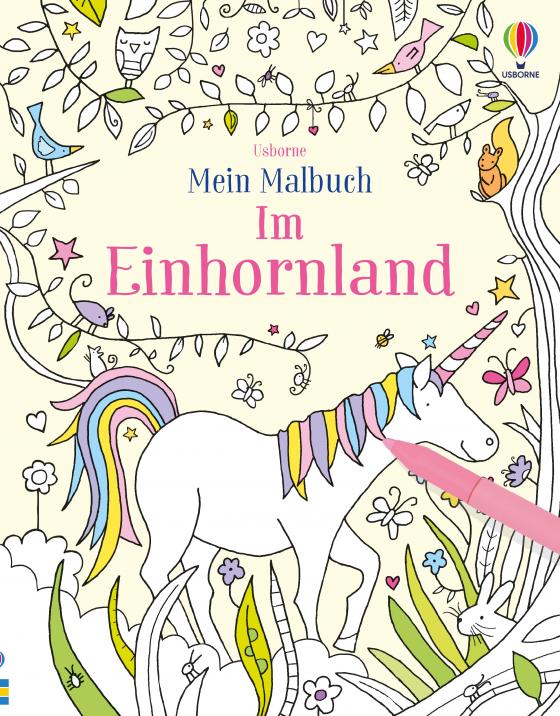 Cover-Bild Mein Malbuch: Im Einhornland