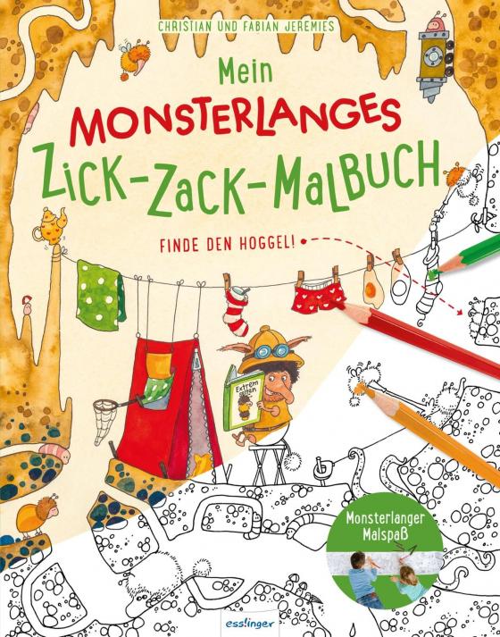 Cover-Bild Mein monsterlanges Zick-Zack-Malbuch: Finde den Hoggel!