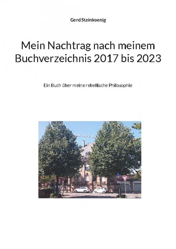 Cover-Bild Mein Nachtrag nach meinem Buchverzeichnis 2017 bis 2023