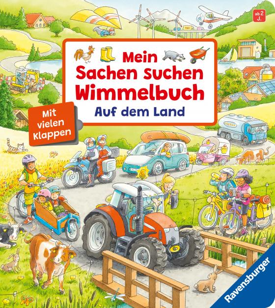 Cover-Bild Mein Sachen suchen Wimmelbuch: Auf dem Land