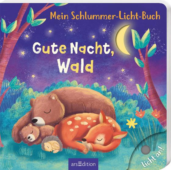Cover-Bild Mein Schlummer-Licht-Buch: Gute Nacht, Wald
