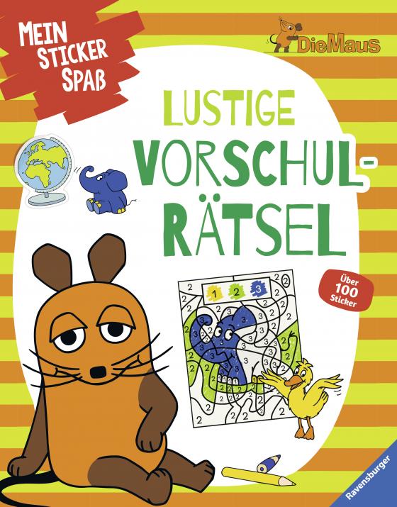 Cover-Bild Mein Sticker Spaß Die Maus: Lustige Vorschulrätsel