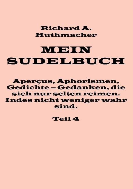 Cover-Bild Mein Sudelbuch, Teil 4
