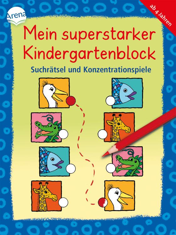 Cover-Bild Mein superstarker Kindergartenblock. Suchrätsel und Konzentrationsspiele