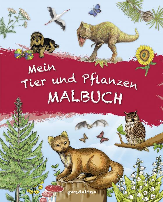 Cover-Bild Mein Tier und Pflanzen Malbuch