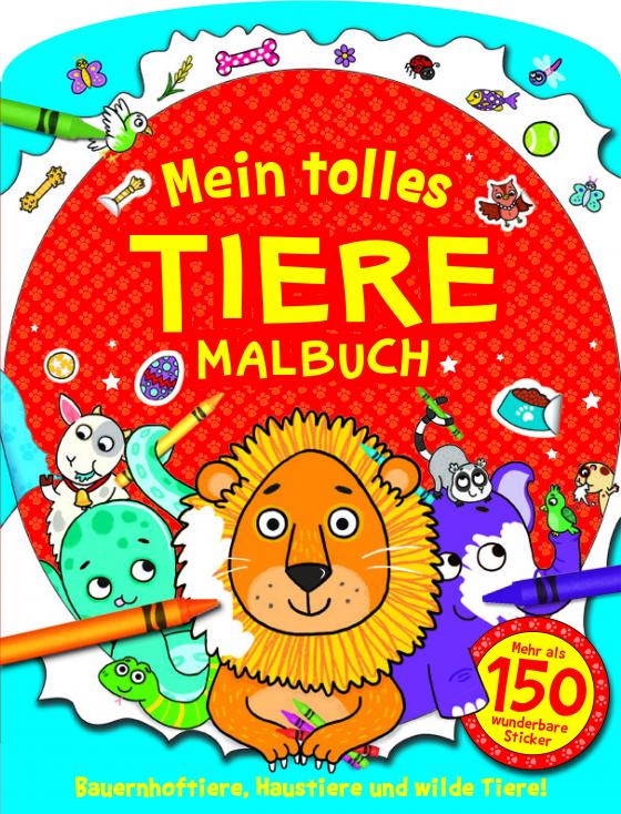 Cover-Bild Mein tolles Tiere Malbuch