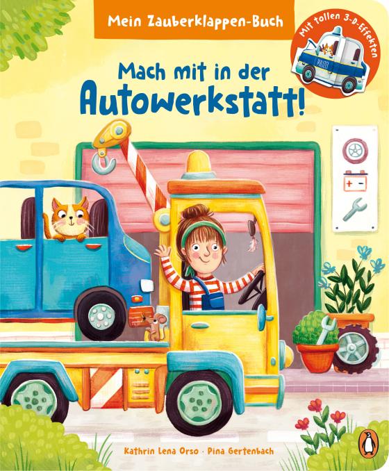 Cover-Bild Mein Zauberklappen-Buch - Mach mit in der Autowerkstatt!