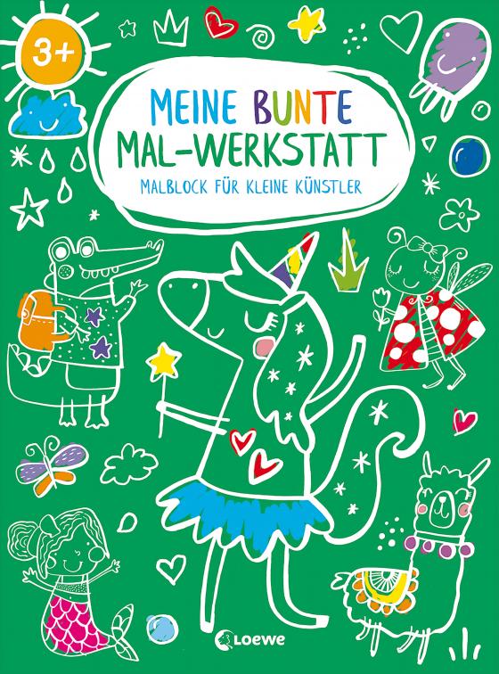 Cover-Bild Meine bunte Mal-Werkstatt - Malblock für kleine Künstler - Einhorn