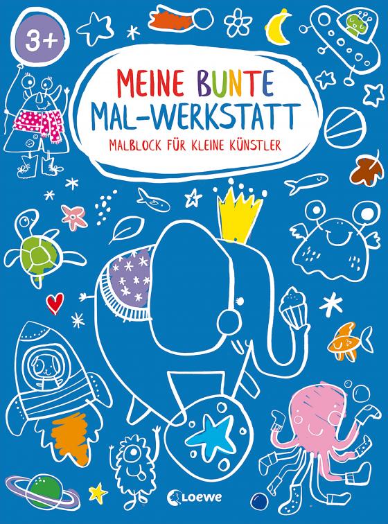 Cover-Bild Meine bunte Mal-Werkstatt - Malblock für kleine Künstler - Elefant
