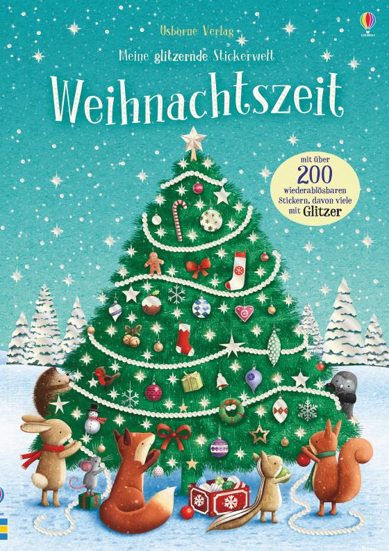 Cover-Bild Meine glitzernde Stickerwelt: Weihnachtszeit