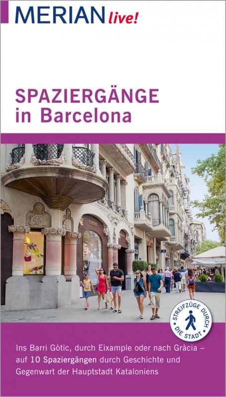 Cover-Bild MERIAN live! Reiseführer Spaziergänge in Barcelona