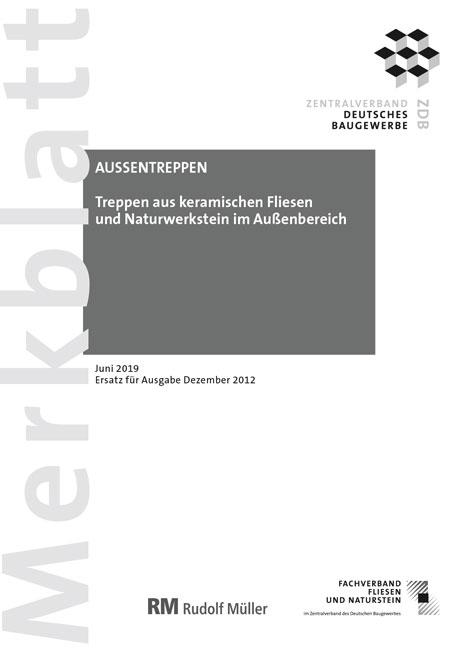 Cover-Bild Merkblatt Außentreppen: 2019-08 (PDF)