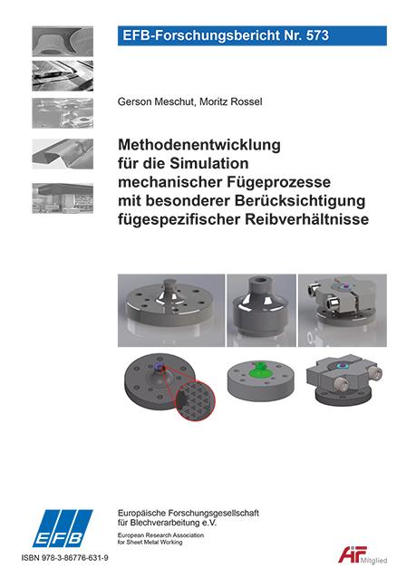 Cover-Bild Methodenentwicklung für die Simulation mechanischer Fügeprozesse mit besonderer Berücksichtigung fügespezifischer Reibverhältnisse
