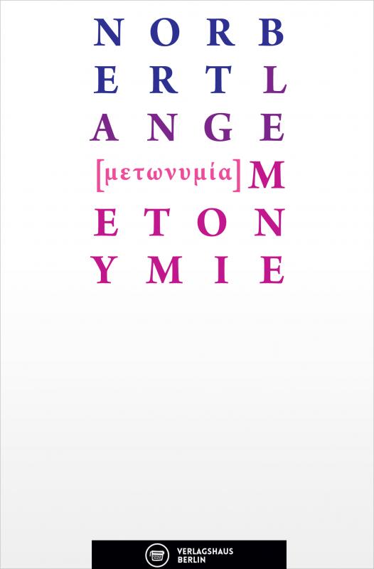 Cover-Bild Metonymie