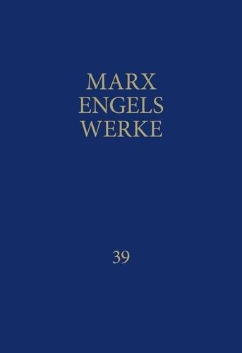 Cover-Bild MEW / Marx-Engels-Werke Band 39