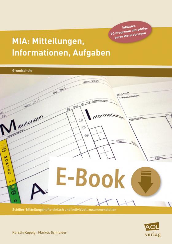 Cover-Bild MIA: Mitteilungen, Informationen, Aufgaben (GS)